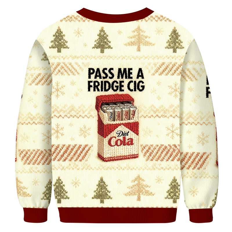 Tokyocanvas I Need A Diet Drink Christmas Ugly Sweatshirt