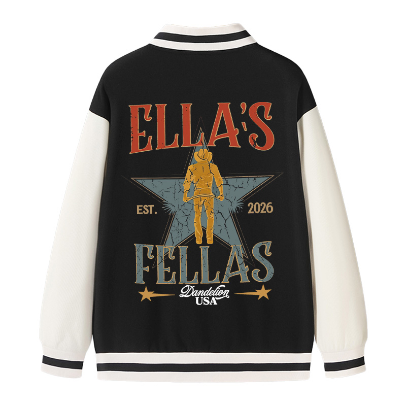 Tokyocanvas Vintage Ellas Fellas 90s Varsity Jacket