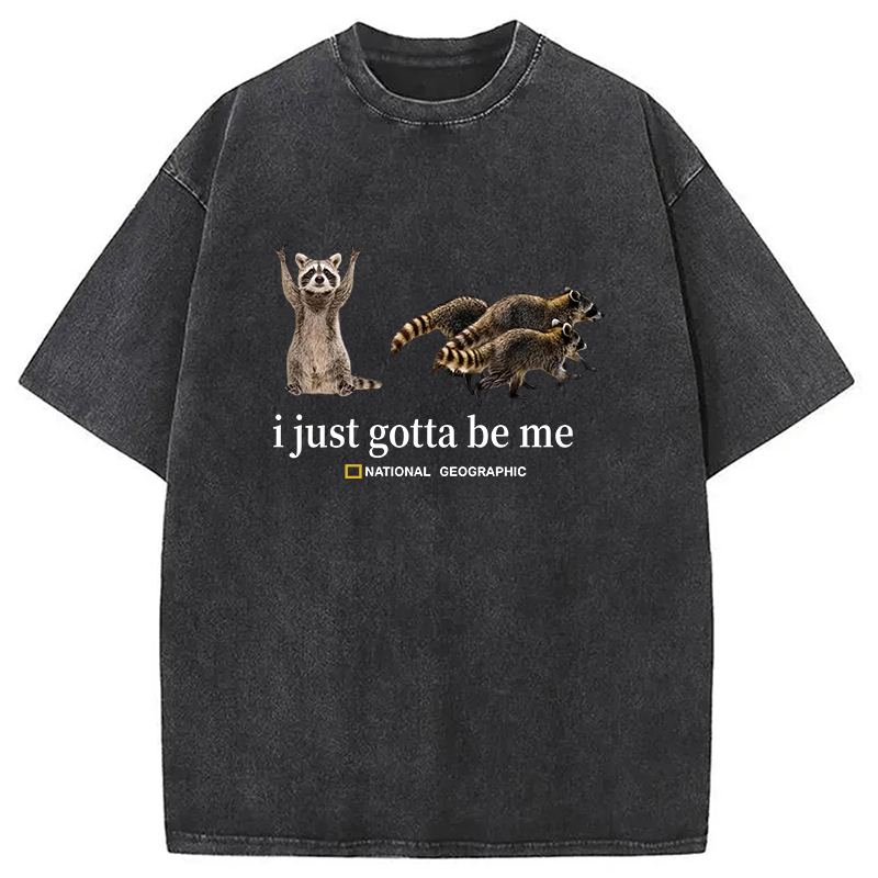 Tokyocanvas White Raccoon Washed T-Shirt