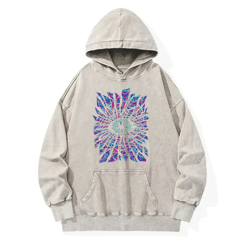Tokyocanvas Beyond the Illusion Washed Hoodie
