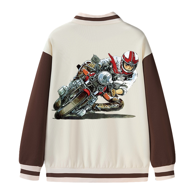 Tokyocanvas Motorcycle Boy Varsity Jacket