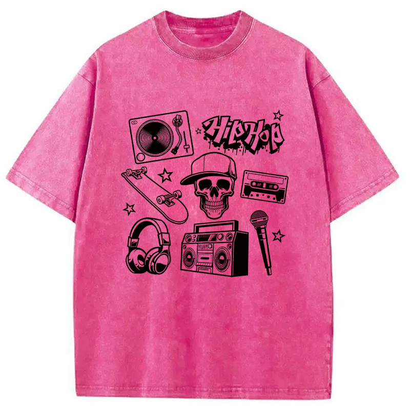 Tokyocanvas Set of Hip Hop Culture Washed T-Shirt