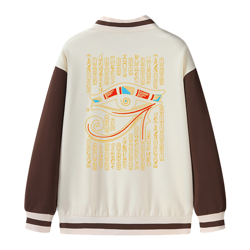 Tokyocanvas Eye Of Horus Varsity Jacket
