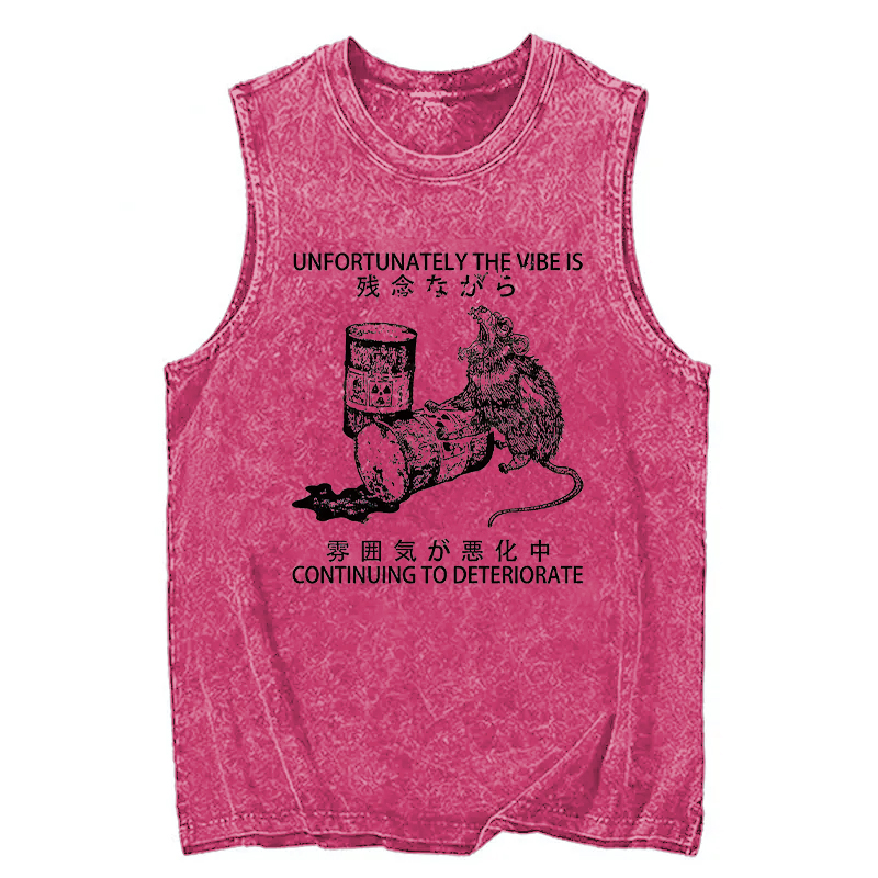 Tokyocanvas The Vibe Is Continuing To Deteriorate Washed Tank