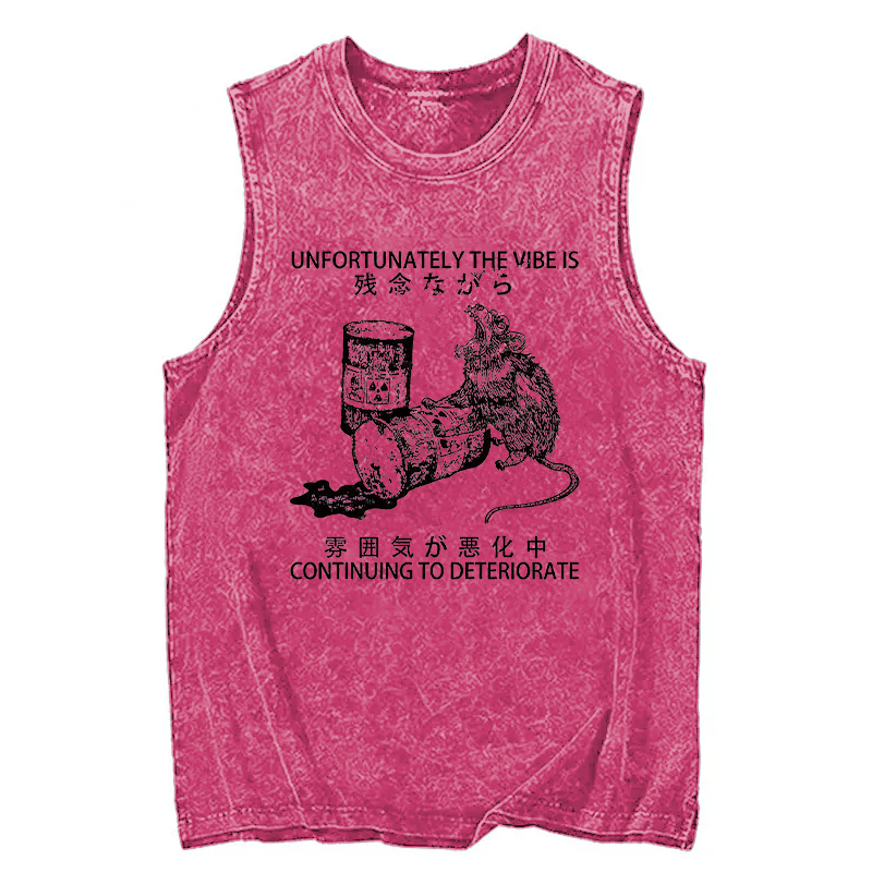 Tokyocanvas The Vibe Is Continuing To Deteriorate Washed Tank