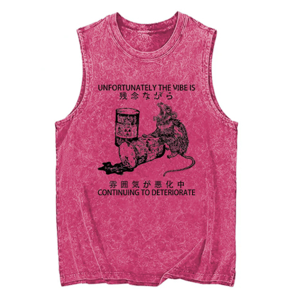 Tokyocanvas The Vibe Is Continuing To Deteriorate Washed Tank