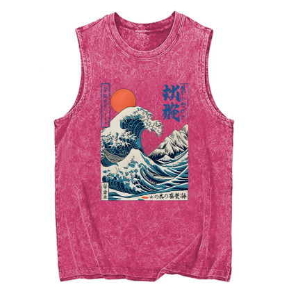 Tokyocanvas Ukiyo-e Ocean Waves Japan Washed Tank