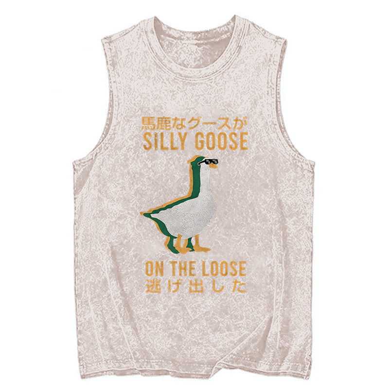 Tokyocanvas Silly Goose Japanese Washed Tank