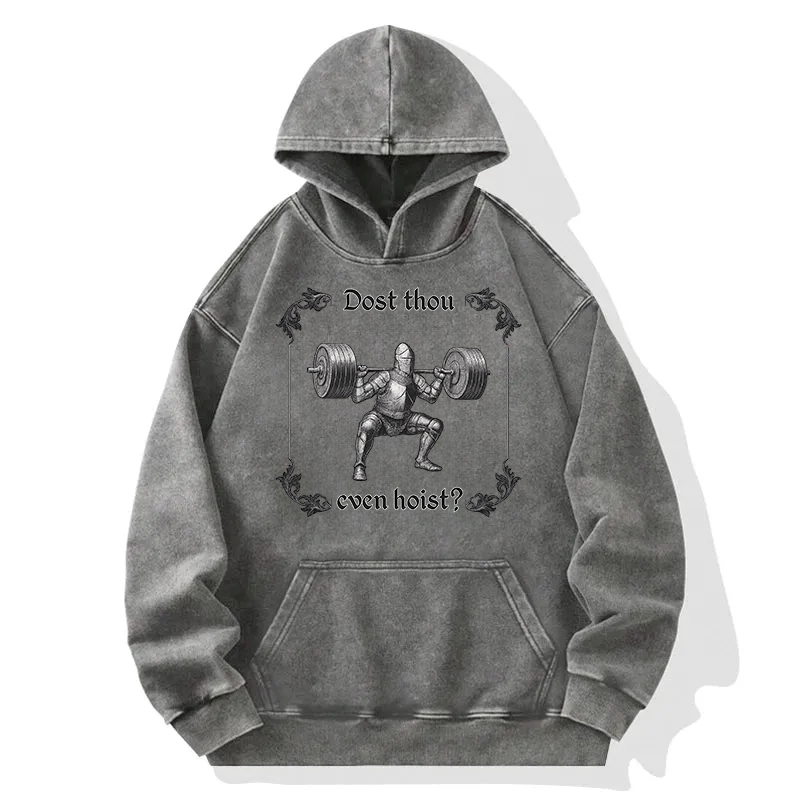 Tokyocanvas Dost Thou Even Hoist Washed Hoodie