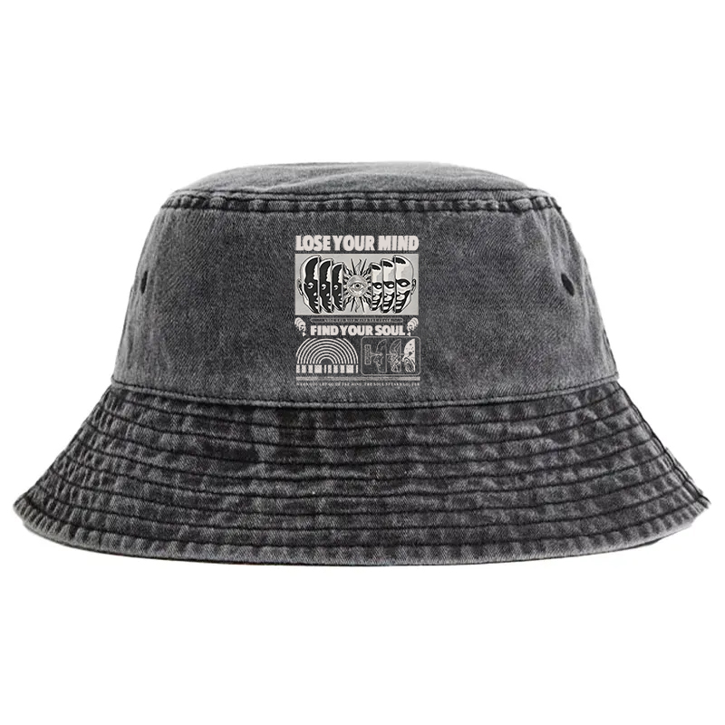Tokyocanvas Lose Mind Find Soul Washed Bucket Hat