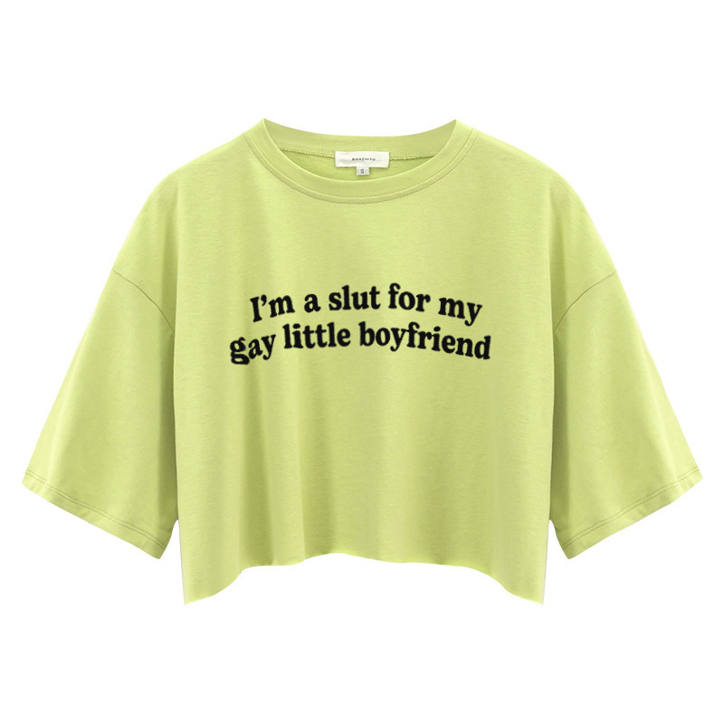 Tokyocanvas Slxt For My Gay BF Crop Top