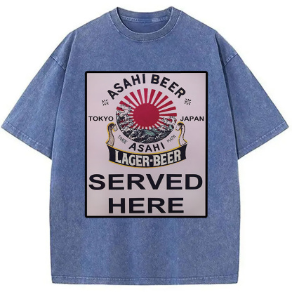 Tokyocanvas Japan Japanese Beer Bar Washed T-Shirt