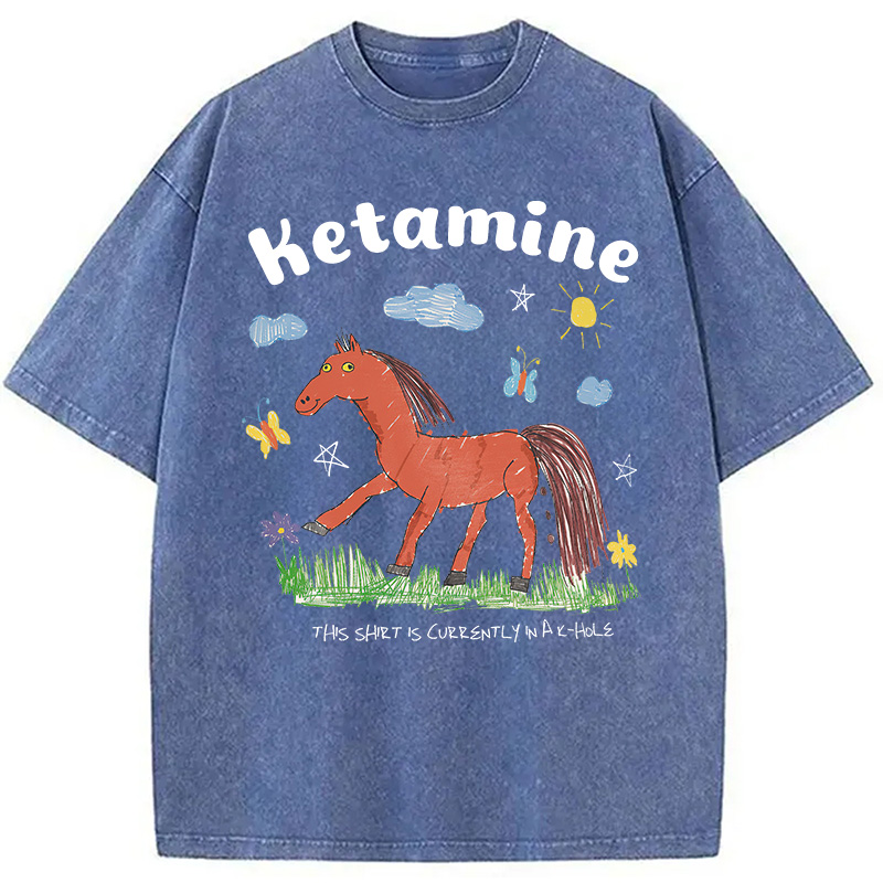 Tokyocanvas I Do Ketamine Washed T-Shirt