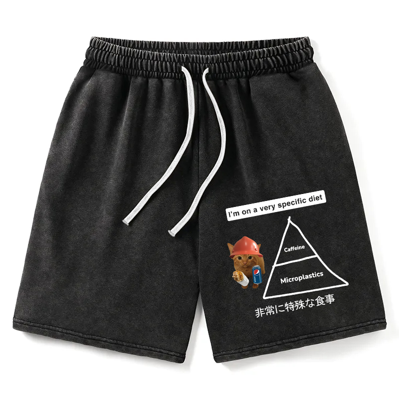 Tokyocanvas A Very Specific Diet Cat Meme Washed Short