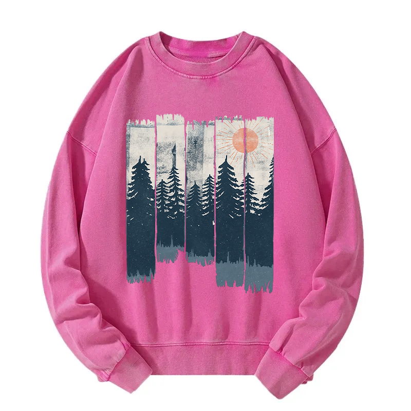 Tokyocanvas Jungle Hunt Japanese Ukiyo Washed Sweatshirt