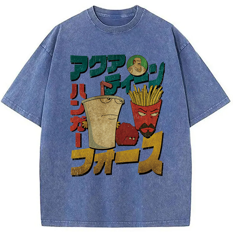 Tokyocanvas Aqua Teen Hunger Force Washed T-Shirt