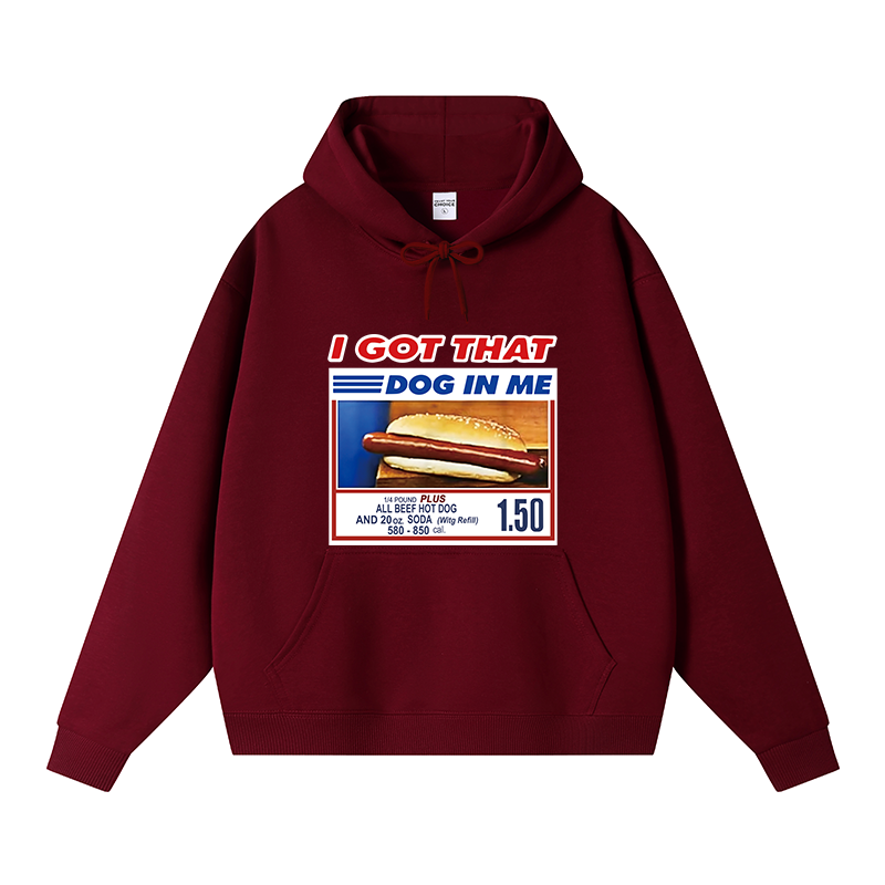 Tokyocanvas I Got That Dog In Me Fleece Lined Hoodie