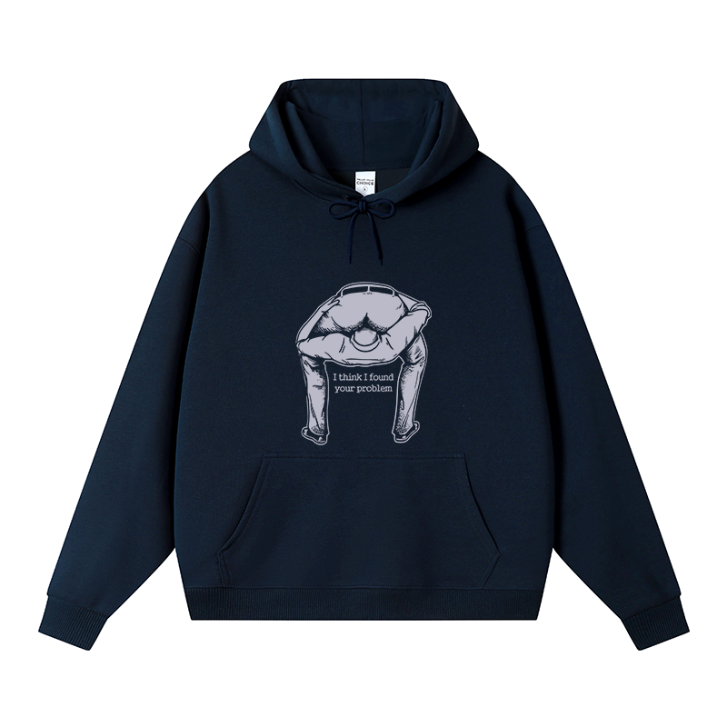 Tokyocanvas I Found Your Problem Fleece Lined Hoodie