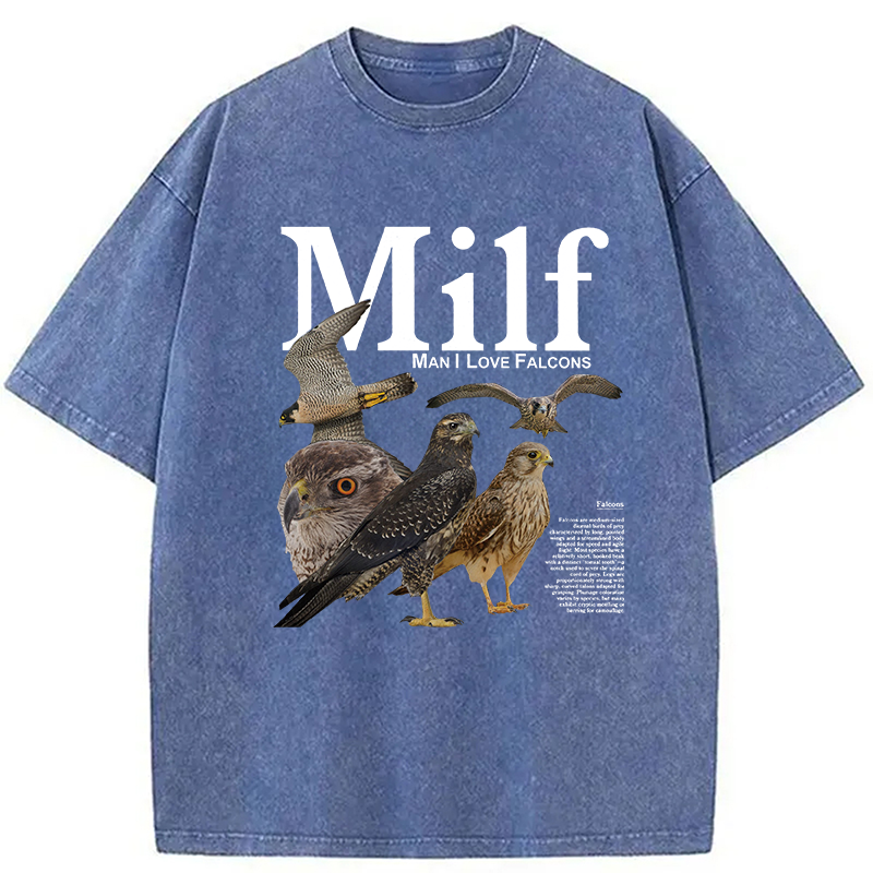 Tokyocanvas Man I Love Falcons Washed T-Shirt