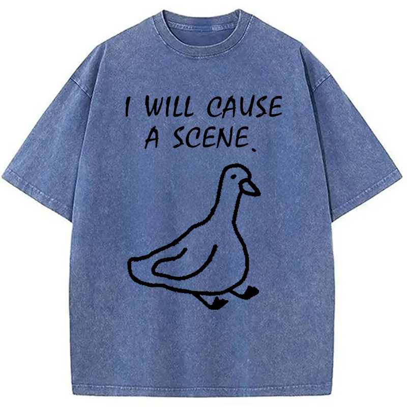Tokyocanvas Stupid Goose Washed T-Shirt
