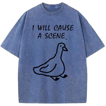 Tokyocanvas Stupid Goose Washed T-Shirt
