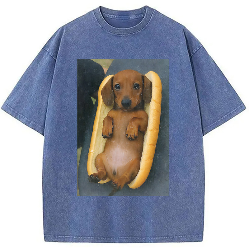 Tokyocanvas Real Hot Dog Washed T-Shirt