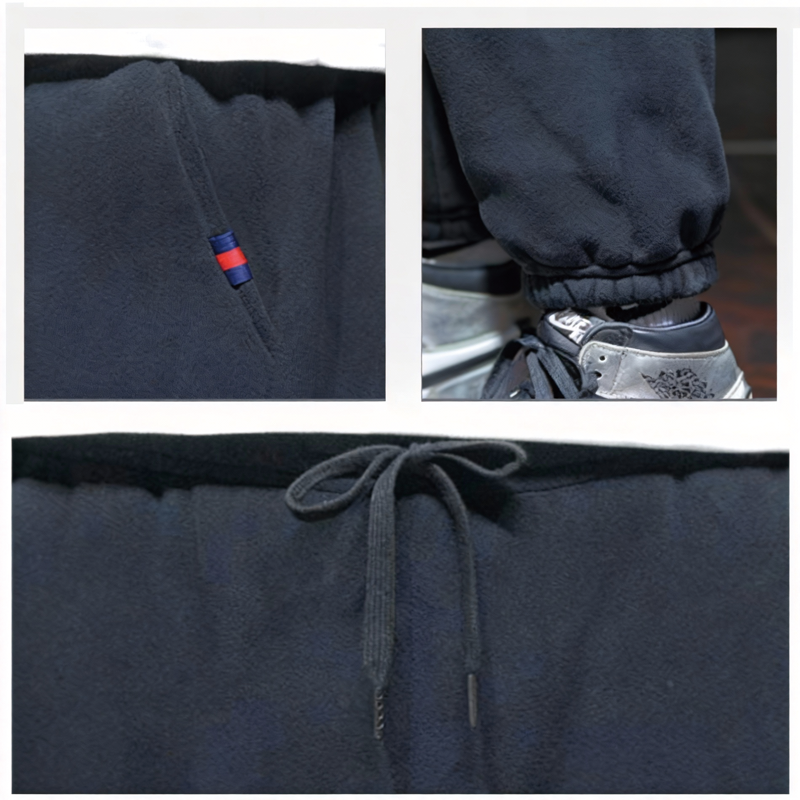 Tokyocanvas Retro Tapered Fleece Sweatpants