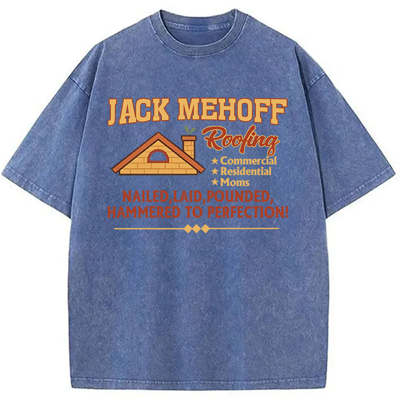 Tokyocanvas Jack Mehoff Roofing Washed T-Shirt