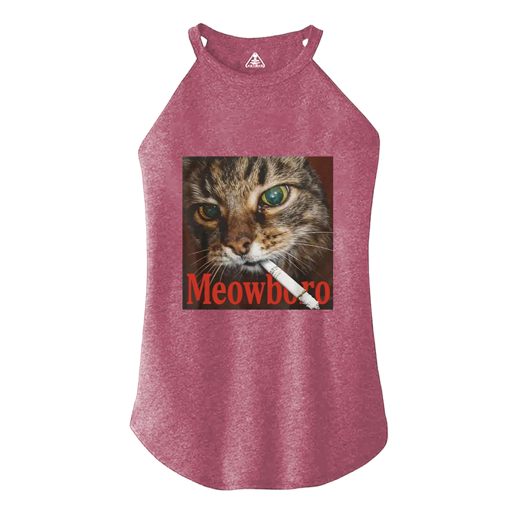 Tokyocanvas Funny Smoking Cat Meme Cotton Tank