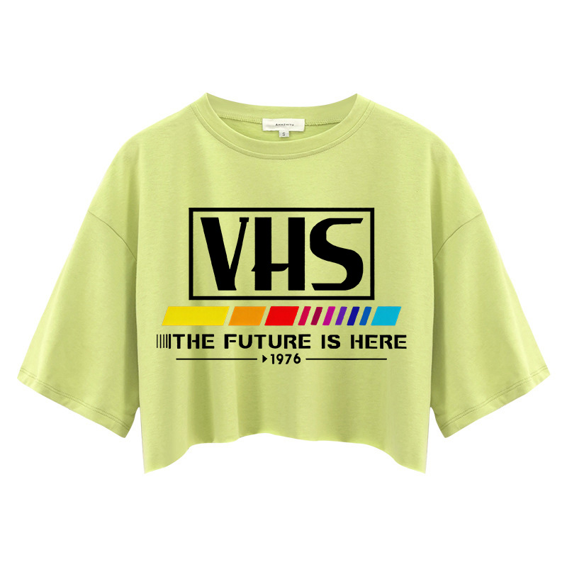 Tokyocanvas VHS 1976 Vintage Crop Top