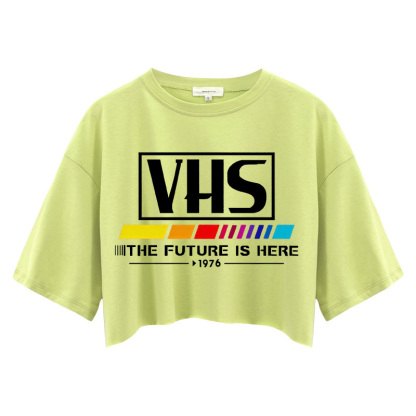 Tokyocanvas VHS 1976 Vintage Crop Top