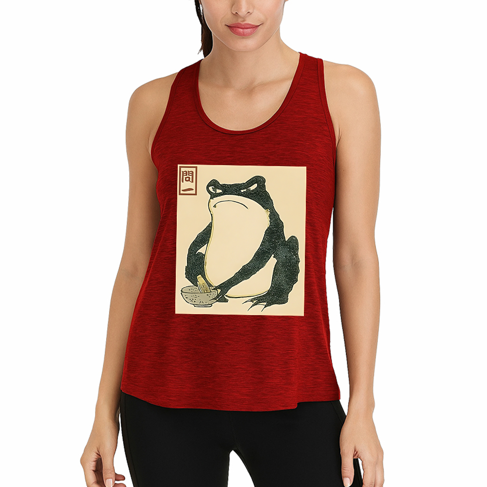 Tokyocanvas Matsumoto Hoji Japanese Frog Fitness Tank