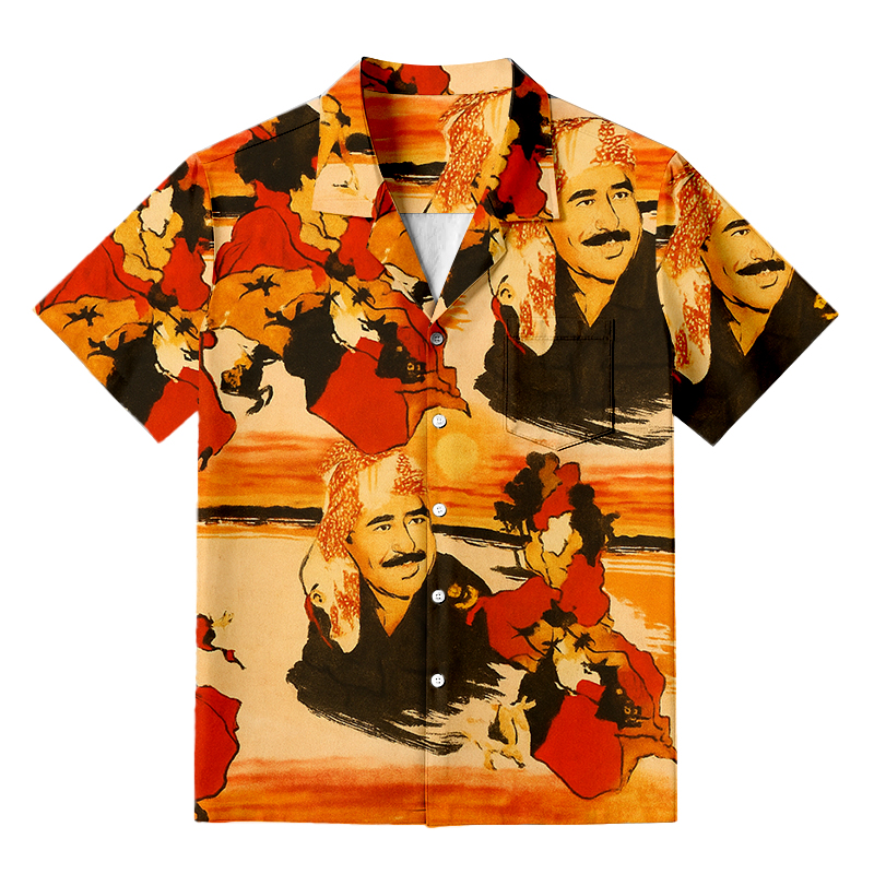 Tokyocanvas Goshodoki Silk Aloha Hawaiian Shirt