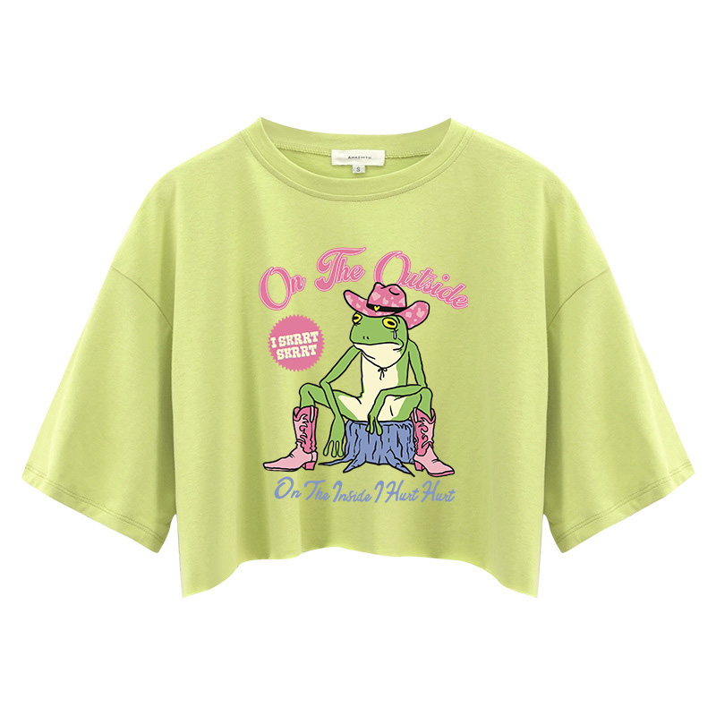 Tokyocanvas On the Outside Crop Top