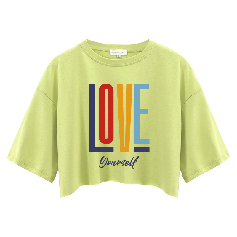 Tokyocanvas LOVE Yourself Crop Top