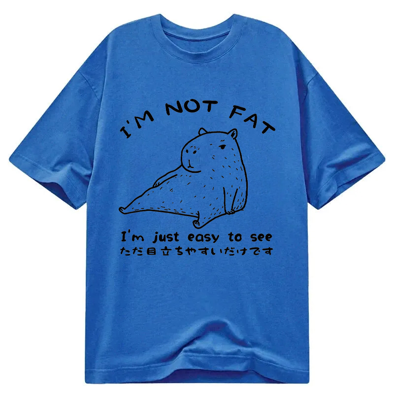Tokyocanvas Capybara Fat Just Easy to See Classic T-Shirt