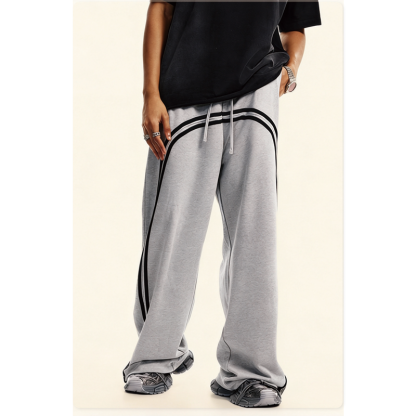 Tokyocanvas Batik Arched-Line Sweatpants