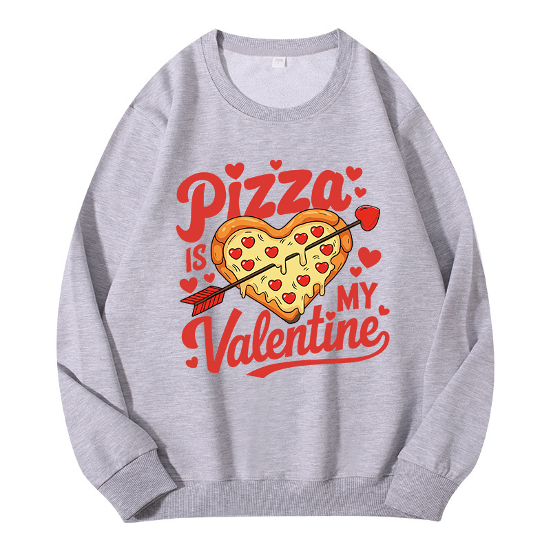 Tokyocanvas Pizza Is My Valentine Classic Sweatshirt