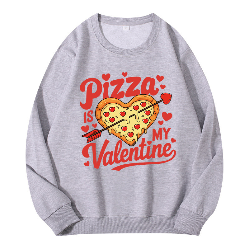 Tokyocanvas Pizza Is My Valentine Classic Sweatshirt