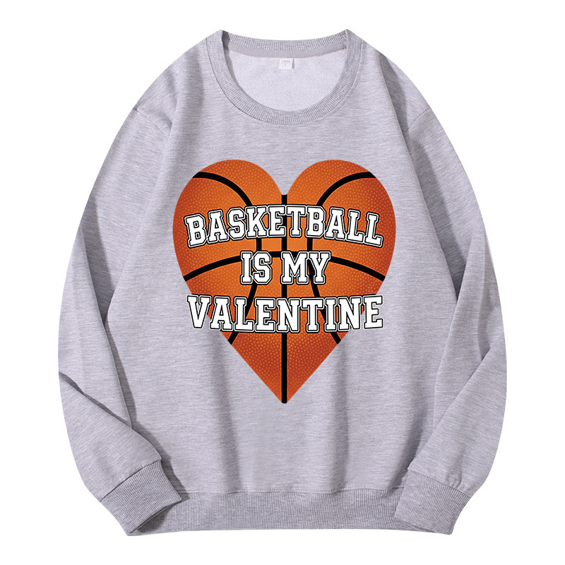 Tokyocanvas Heart Basketball Valentine Classic Sweatshirt