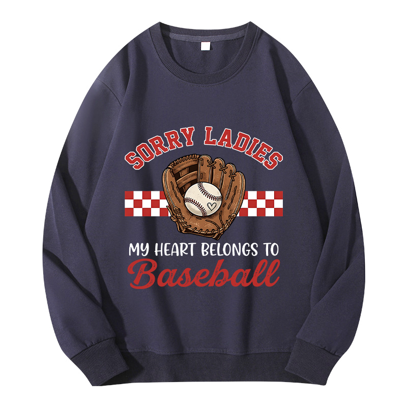 Tokyocanvas Funny Baseball Valentine Classic Sweatshirt