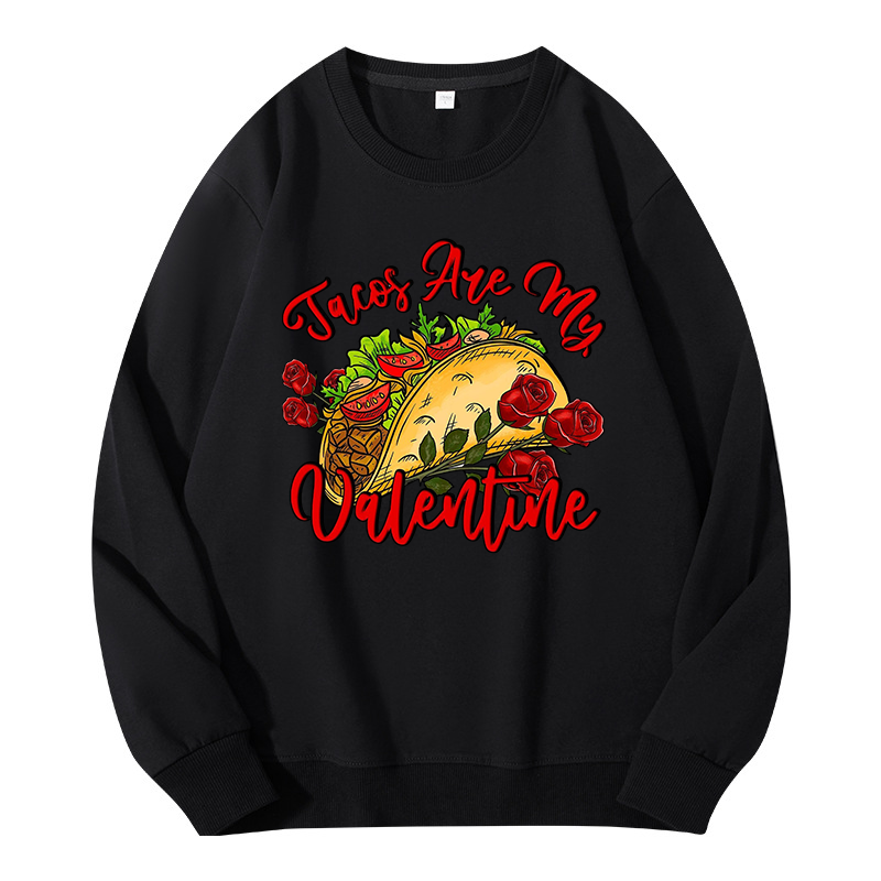 Tokyocanvas Tacos Are My Valentine Classic Sweatshirt