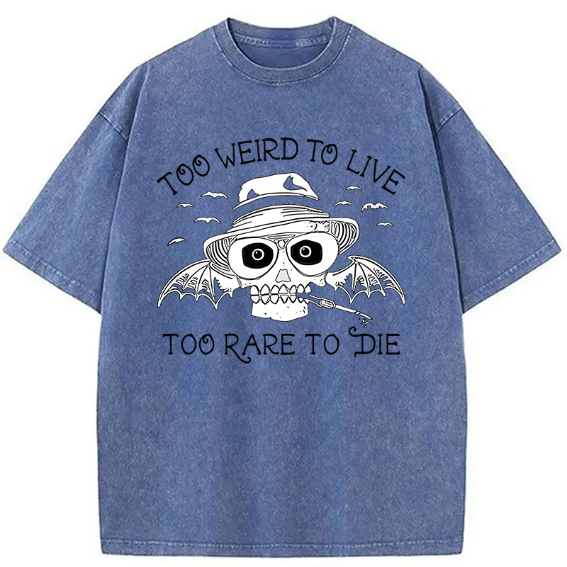 Tokyocanvas Too Weird to Live Too Rare to Die Washed T-Shirt