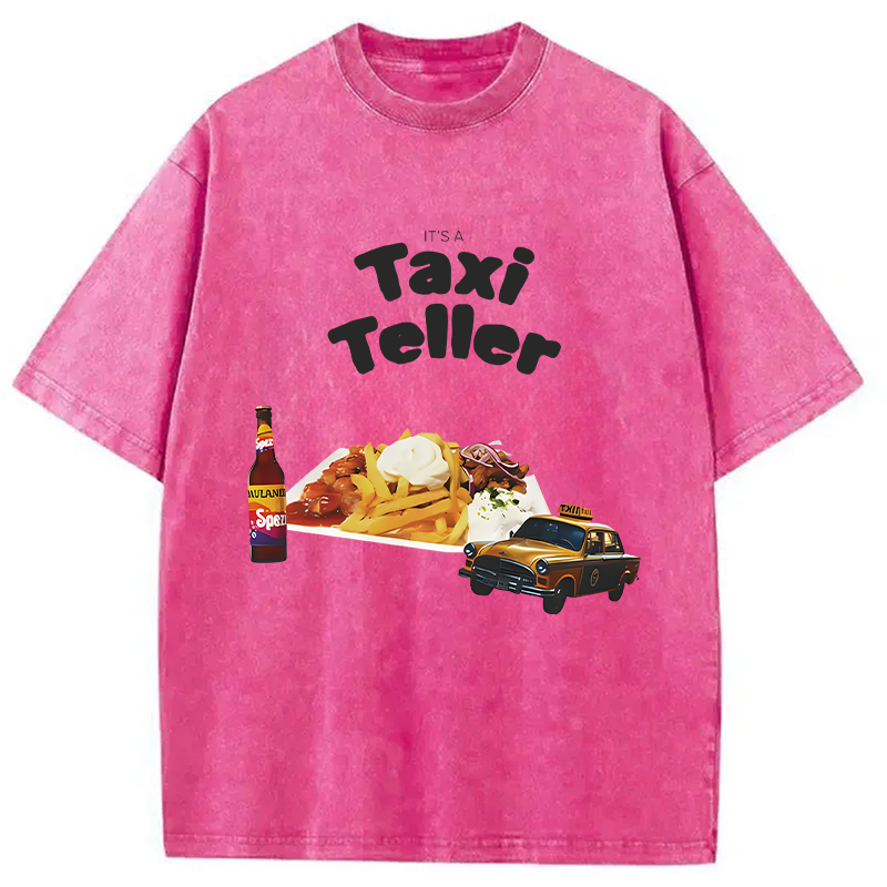 Tokyocanvas It's a Taxi Teller Washed T-Shirt