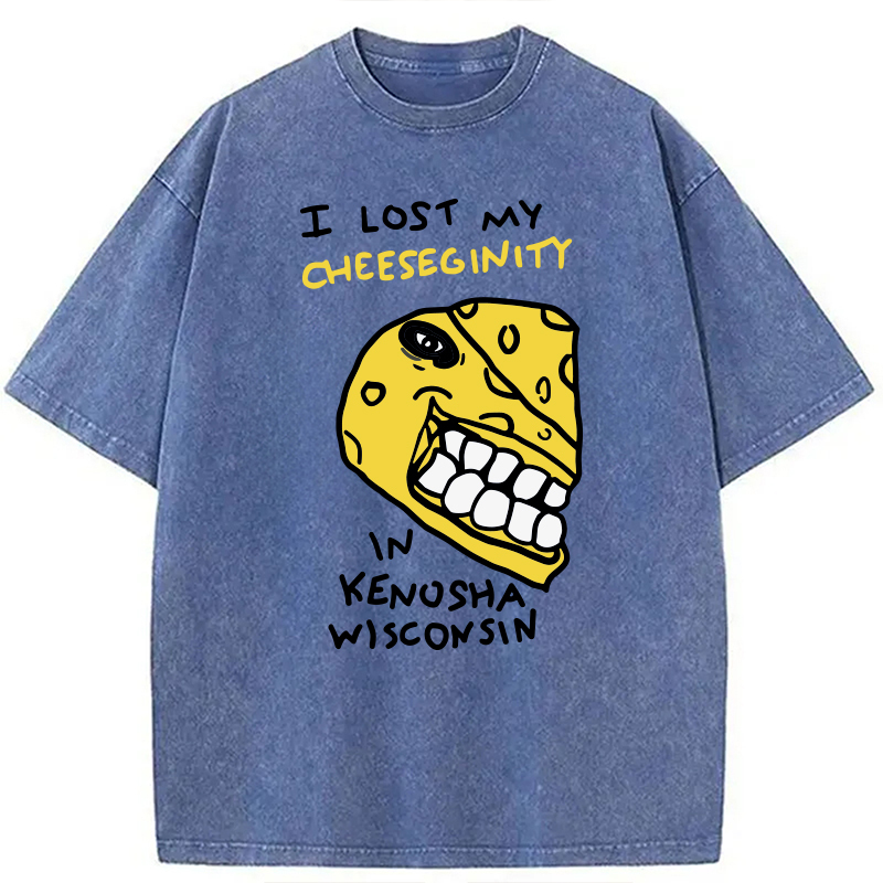 Tokyocanvas I Lost My Cheeseginity Washed T-Shirt
