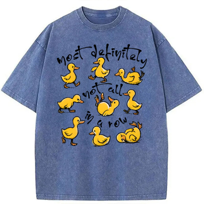 Tokyocanvas Most Definitely Not All in a Row Washed T-Shirt