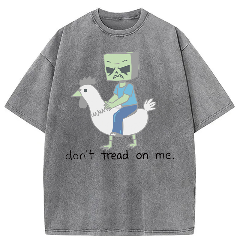 Tokyocanvas Don't Tread On Me Meme Washed T-Shirt