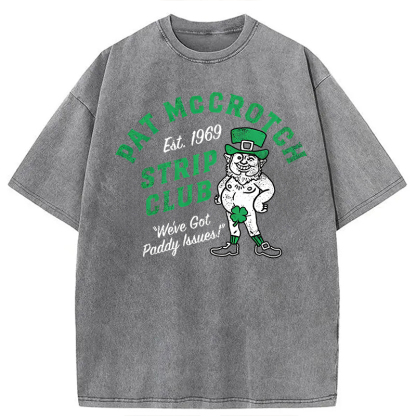 Tokyocanvas Pat McCrotch Strip Club Washed T-Shirt