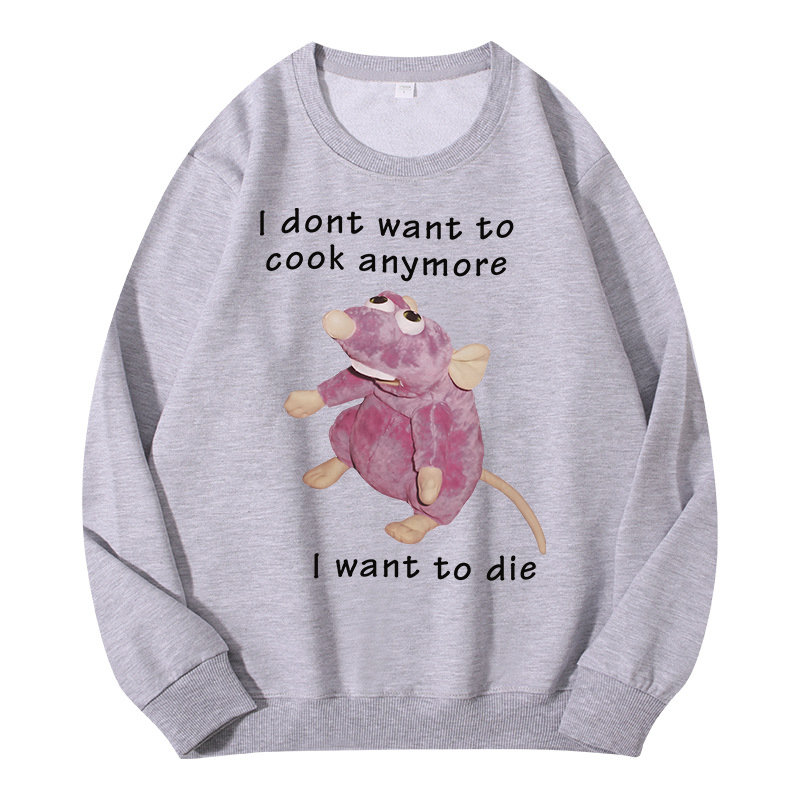 Tokyocanvas I Don't Want To Cook Anymore Classic Sweatshirt