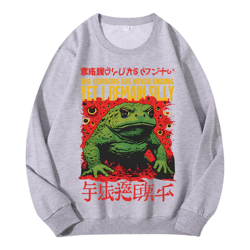 Tokyocanvas The Horrors Are Never Ending Classic Sweatshirt